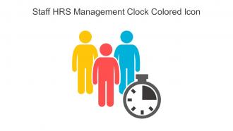 Staff HRS Management Clock Colored Icon In Powerpoint Pptx Png And Editable Eps Format