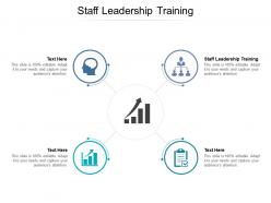 Staff leadership training ppt powerpoint presentation show vector cpb