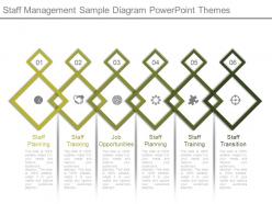 Staff management sample diagram powerpoint themes