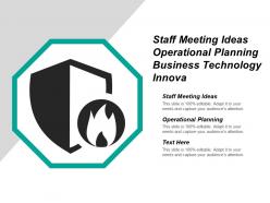 Staff Meeting Ideas Operational Planning Business Technology Innova