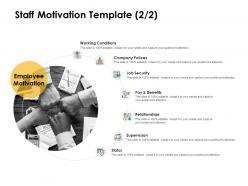 Staff motivation security ppt powerpoint presentation portfolio design