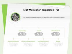 Staff motivation template courtesy towards customers ppt powerpoint presentation templates