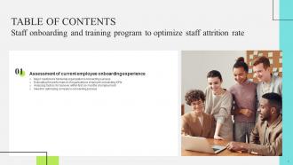 Staff Onboarding And Training Program To Optimize Staff Attrition Rate Complete Deck Ideas Impactful