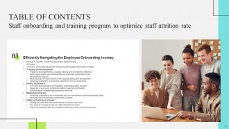 Staff Onboarding And Training Program To Optimize Staff Attrition Rate Complete Deck Ideas Downloadable