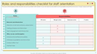 Staff Orientation Powerpoint Ppt Template Bundles