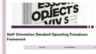 Staff Orientation Standard Operating Procedures Framework PPT Example AT