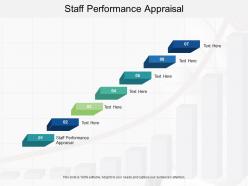 Staff performance appraisal ppt powerpoint presentation summary slideshow cpb