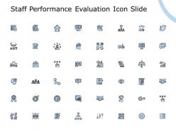 Staff performance evaluation icon slide pillar compare c826 ppt powerpoint presentation summary picture