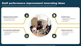 Staff Performance Improvement Innovating Ideas