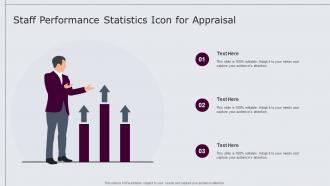 Staff Performance Statistics Icon For Appraisal