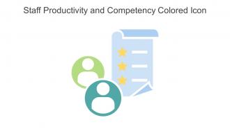Staff Productivity And Competency Colored Icon In Powerpoint Pptx Png And Editable Eps Format