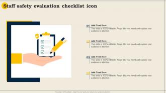 Staff Safety Evaluation Checklist Icon
