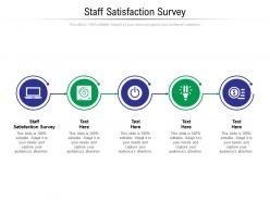 Staff satisfaction survey ppt powerpoint presentation gallery design ideas cpb