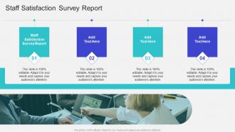 Staff Satisfaction Survey Report In Powerpoint And Google Slides Cpb