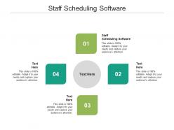 Staff scheduling software ppt powerpoint presentation show ideas cpb