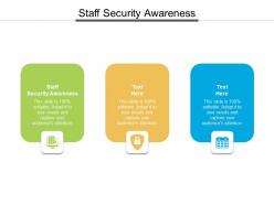 Staff security awareness ppt powerpoint presentation ideas slide cpb