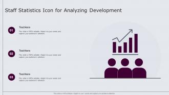 Staff Statistics Icon For Analyzing Development