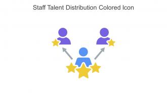 Staff Talent Distribution Colored Icon In Powerpoint Pptx Png And Editable Eps Format