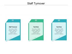 Staff turnover ppt powerpoint presentation gallery picture cpb