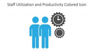 Staff Utilization And Productivity Colored Icon In Powerpoint Pptx Png And Editable Eps Format