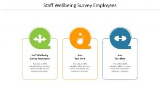 Staff wellbeing survey employees ppt powerpoint presentation styles example cpb