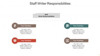 Staff writer responsibilities ppt powerpoint presentation visual aids pictures cpb