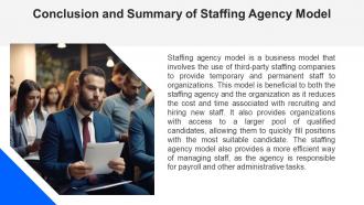 Staffing Agency Model Powerpoint Presentation And Google Slides ICP Images Informative