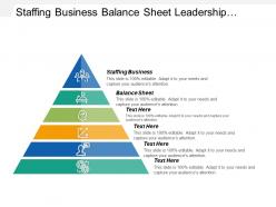 Staffing business balance sheet leadership management organizational change