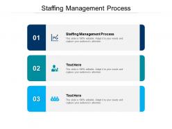 Staffing management process ppt powerpoint presentation gallery diagrams cpb