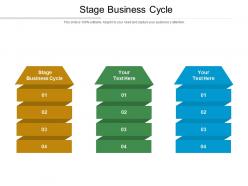 Stage business cycle ppt powerpoint presentation gallery cpb