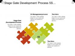 Stage gate development process 5s management process flow value cpb