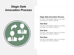 Stage gate innovation process ppt powerpoint presentation infographic template slides cpb