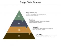 Stage gate process ppt powerpoint presentation icon graphics pictures cpb