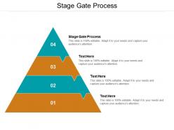 Stage gate process ppt powerpoint presentation pictures templates cpb