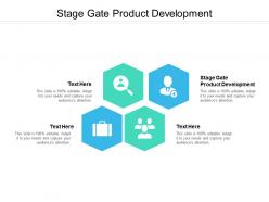 Stage gate product development ppt powerpoint presentation outline pictures cpb