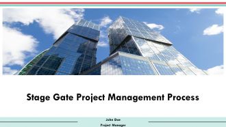Stage Gate Project Management Process PPT Presentation AT