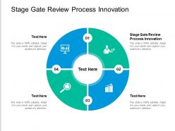 Stage gate review process innovation ppt powerpoint presentation professional picture cpb