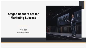 Staged Banners Set For Marketing Success PPT Slides AT