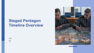 Staged Pentagon Timeline Overview PPT Slides AT