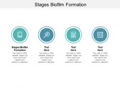Stages biofilm formation ppt powerpoint presentation icon slides cpb
