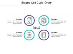 Stages cell cycle order ppt powerpoint presentation summary shapes cpb