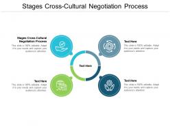 Stages cross cultural negotiation process ppt powerpoint presentation maker cpb