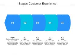 Stages customer experience ppt powerpoint presentation model ideas cpb