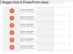 Stages dots 6 powerpoint ideas
