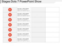 Stages dots 7 powerpoint show