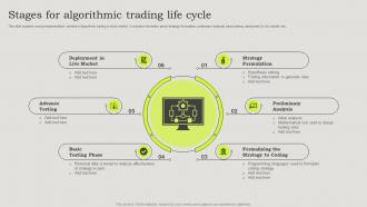 Stages For Algorithmic Trading Life Cycle
