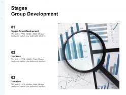 Stages group development ppt powerpoint presentation visual aids ideas cpb