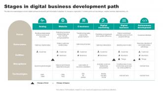 Stages In Digital Business Development Path