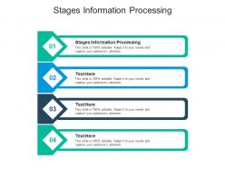 Stages information processing ppt powerpoint presentation layouts guidelines cpb