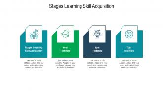 Stages learning skill acquisition ppt powerpoint presentation show clipart cpb